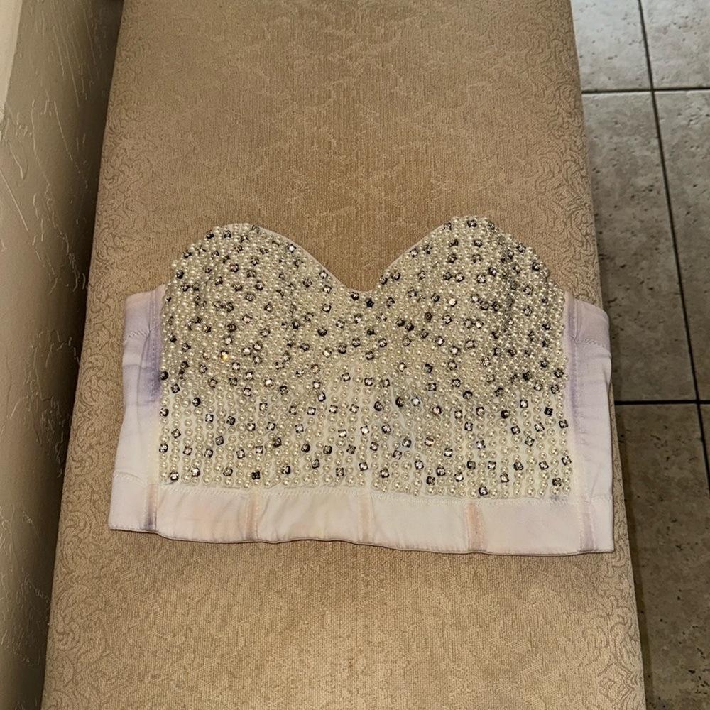 Gorgeous one of a kind Holt Miami bustier